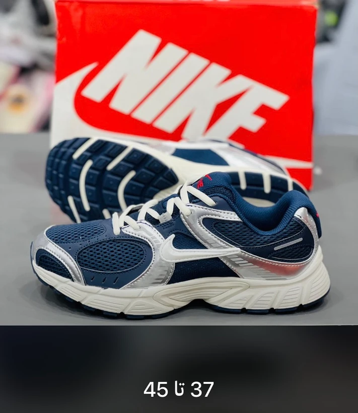 1783163299_7884854749 کتونی نایک وی فایو کی سایز 37 تا 45 سرمه ای و نقره ای NIKE V5K - تصویر 1