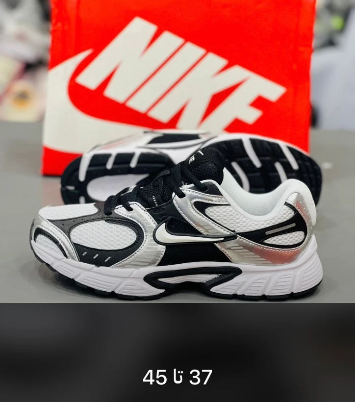 1783163362_9654919674 کتونی نایک وی فایو کی سایز 37 تا 45 سفید و نقره ای و مشکی NIKE V5K - تصویر 1