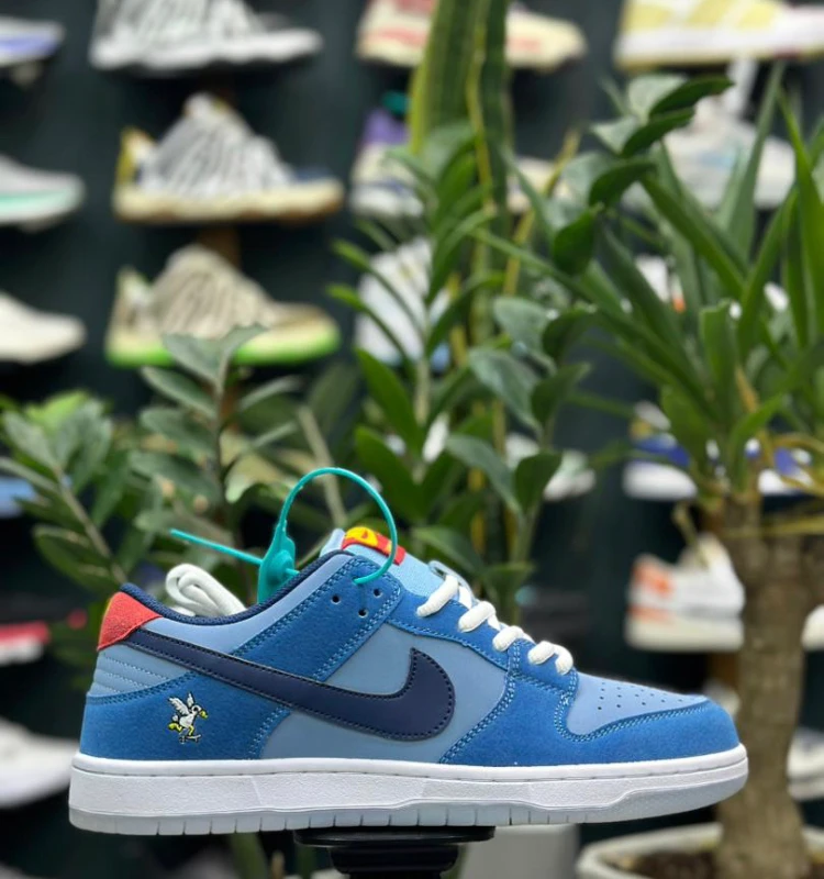 1783163583_274653115 کتونی نایک ایر جردن سایز 41 تا 44 آبی و مشکی NIKE JORDAN - تصویر 1