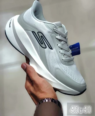1783497716_3502297778 کتونی اسکیچرز طوسی سایز 40 تا 45 SKECHERS - تصویر 1